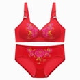 thumbnail image 2 of Avtoify Women's Lace Adjustable Plus Size Bra Summer Womens Dressy Casual Bras No Steel Ring Gathering Thin Breathable Set, 2 of 9