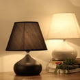 thumbnail image 1 of ELAYARD Abat-Jour de Chambre en Lin Forme de Trou Rond pour Adultes 1 Pce, 1 of 6