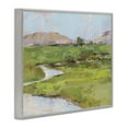 thumbnail image 4 of Stupell Industries Hillside Winding Stream Landscape Painting Gray Framed Art Print Wall Art, 14 x 11, 4 of 10