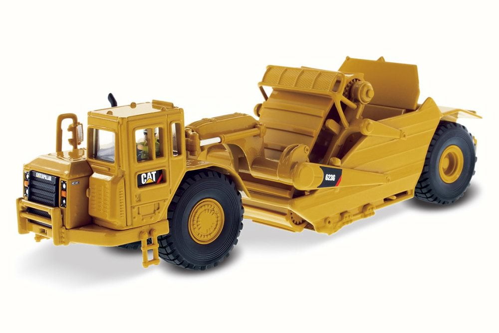 Caterpillar 623G Elevating Scraper, Yellow - Diecast Masters 85097 - 1/