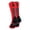 #01, variant on Red/Black Player Id Crew Number Socks (#11, Large)