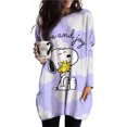 thumbnail image 2 of Sudadera con capucha de dibujos animados de Snoopy para mujer, edición de primavera y otoño, sudadera con cuello redondo para mujer, nueva moda 2024, ropa deportiva para parejas, 2 of 4
