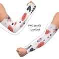 thumbnail image 4 of ALAZA Heart Valentine's Day UV Sun Protection Arm Sleeves UPF 50+ Compression Cooling Sleeve 1 Pair, 4 of 7
