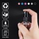 thumbnail image 4 of UEETEK 12 Pcs Portable Travel Bottles Empty Clear Plastic Fine Mist Spray Bottles 30ml (Random Color Spray Cap), 4 of 5