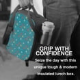 thumbnail image 6 of Naloa Funny Cat Blue Lunch box Lunch bag for men women Large capacity Lunchbox Insulated Lunch bag Lunch box cooler, 6 of 7