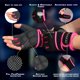 thumbnail image 2 of Guantes de entrenamiento RYMNT con soporte para la muñeca, color rosa, talla M, 2 of 8