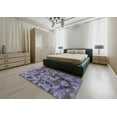 thumbnail image 4 of Ahgly Company Indoor Rectangle Abstract Lavender Purple Abstract Area Rugs, 7' x 10', 4 of 6