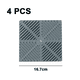 thumbnail image 2 of Mantel individual plegable cuadrado de silicona creativo 4pcs - gris MFZFUKR CPB-DE-LYY1776-3, 2 of 5