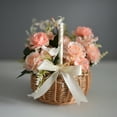 thumbnail image 5 of Grandest Birch Flower Basket Woven Hand-Held Wicker Decorative Picnic Storage Basket for Home Flower Basket:Wicker, 5 of 8