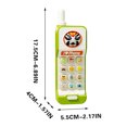 thumbnail image 3 of Z-680 Green Mini Phone Toy Cell With Music Flash Light Childrens Music Education Toy Remote Control Fun Learning For Toddlers Green Hue #04348, 3 of 3