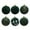 Green, variant on HBBKVI Green Velvet Christmas Tree Ornaments, 6Pcs Xmas Trees Decorations Balls, 80mm