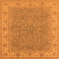 thumbnail image 1 of Ahgly Company Indoor Square Oriental Orange Industrial Area Rugs, 5' Square, 1 of 4