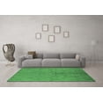 thumbnail image 3 of Ahgly Company Indoor Rectangle Solid Emerald Green Modern Area Rugs, 7' x 10', 3 of 4
