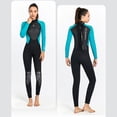 thumbnail image 1 of Trajes De Buceo Traje de neopreno de 3 mm Traje de baño elástico cálido de una pieza Traje de baño (Mujer Verde S), 1 of 6