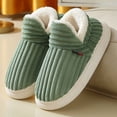 thumbnail image 1 of Pallene Nouvelles Pantoufles en Fourrure pour Femmes Hommes Mode Hiver Chaudes Chevilles Peluche Confortables pour Maison Intérieur Semelle Souple Chaussures en Coton, 1 of 6