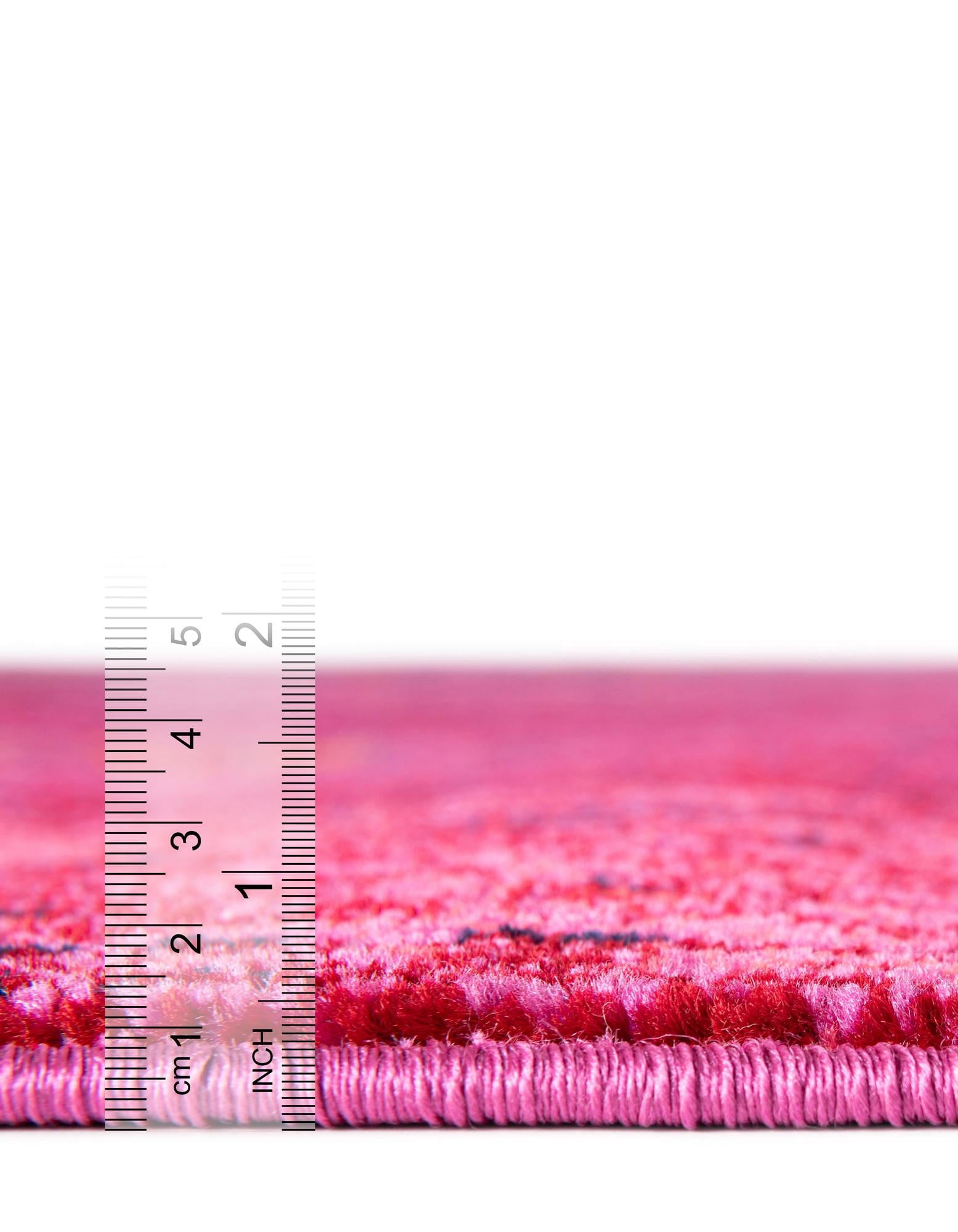 Unique Loom Medici Salamanca Rug, Fuchsia (2' 2 x 6' 7)