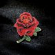 thumbnail image 4 of Flor de diamantes de imitación de estilo campestre vintage Broche, 4 of 4