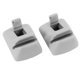 thumbnail image 3 of 1 Pair Car Grey Sun Visor Retainer Clips Clamps YS4Z5404132AAA For Ford For Focus 2000 2001 2002 2003 2004, 3 of 4