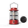 thumbnail image 1 of Camping Lantern LED Camping Light Dimmable Water-Resistant Lantern, COB Retro Tent Light with Handle for Survival Hiking Fishing Snow Emergency Lighting, 1 of 11