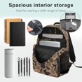 thumbnail image 5 of HUIACONG Galaxy Basketball Print School Backpack for Kids Ages 6-18 Large Capacity Water Resistant Bookbag for Elementary Middle High School Students Back to School Daily Use, 5 of 6