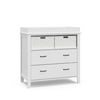 Storkcraft Forrest 2 Drawer Changing Chest with Baskets, White