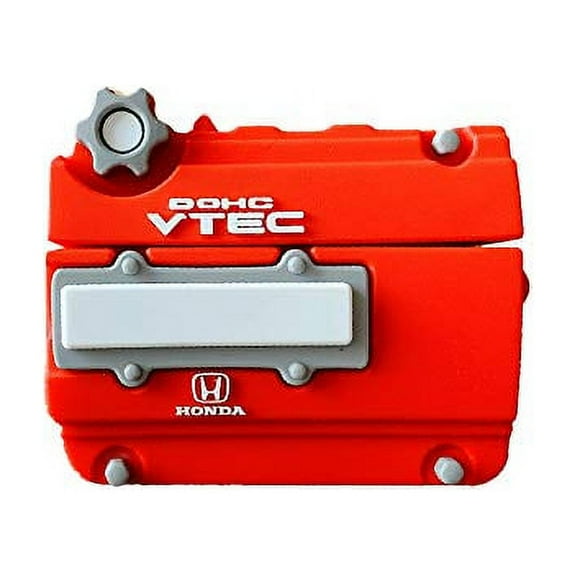 JDMTuning Apple DOHC VTEC Wireless Charging Earbud Case with loop and clip