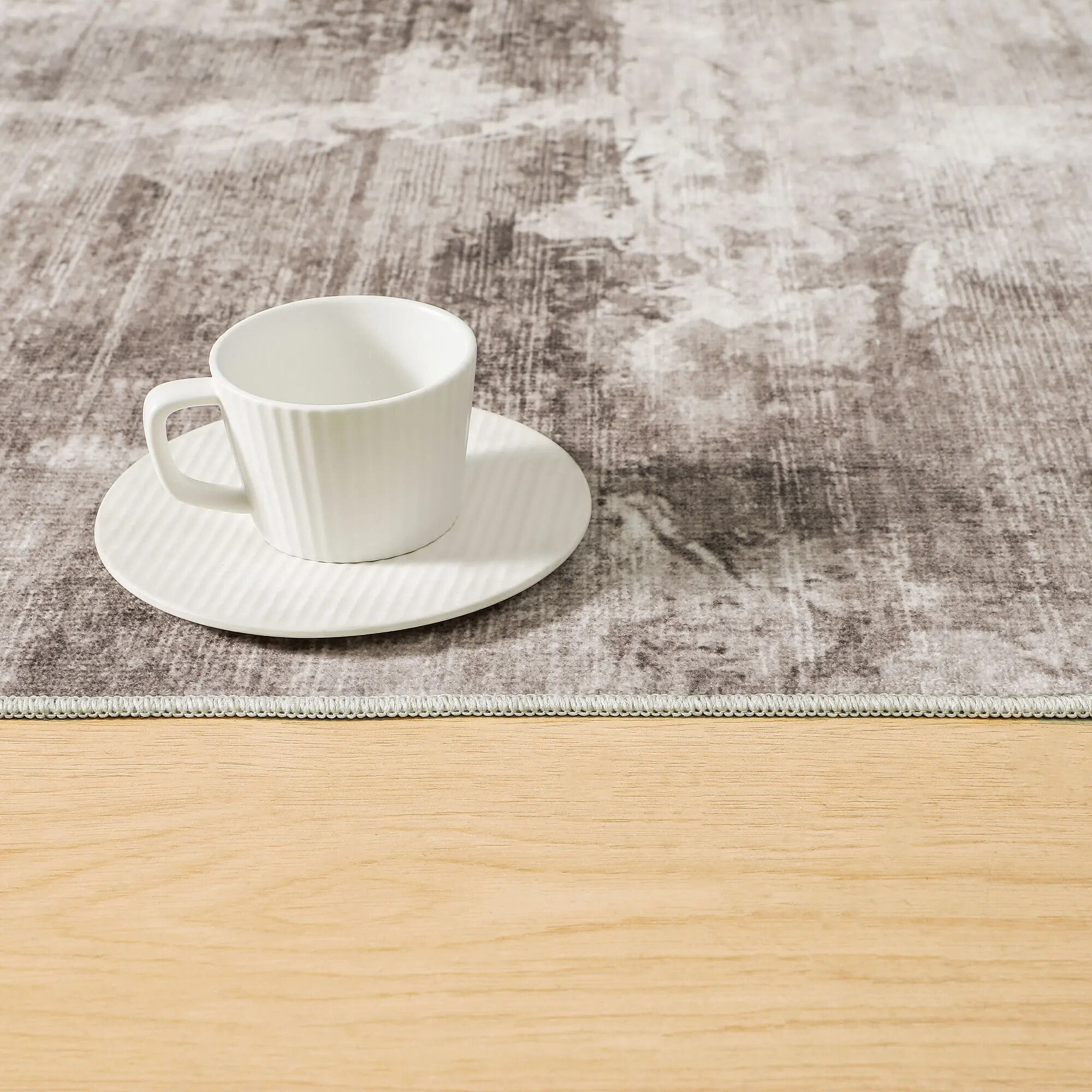 BERTHMEER 6'x9' Brown Abstract Area Rugs for Living Room Bedroom Dining Room Farmhouse Modern Contemporary Rugs Machine Washable non-slip