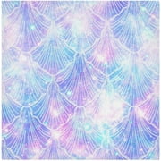 GZHJMY Mermaid Galaxy Print Napkins Table Decorations Napkin Set for Gift Giving, Dining, Parties 20 x 20in