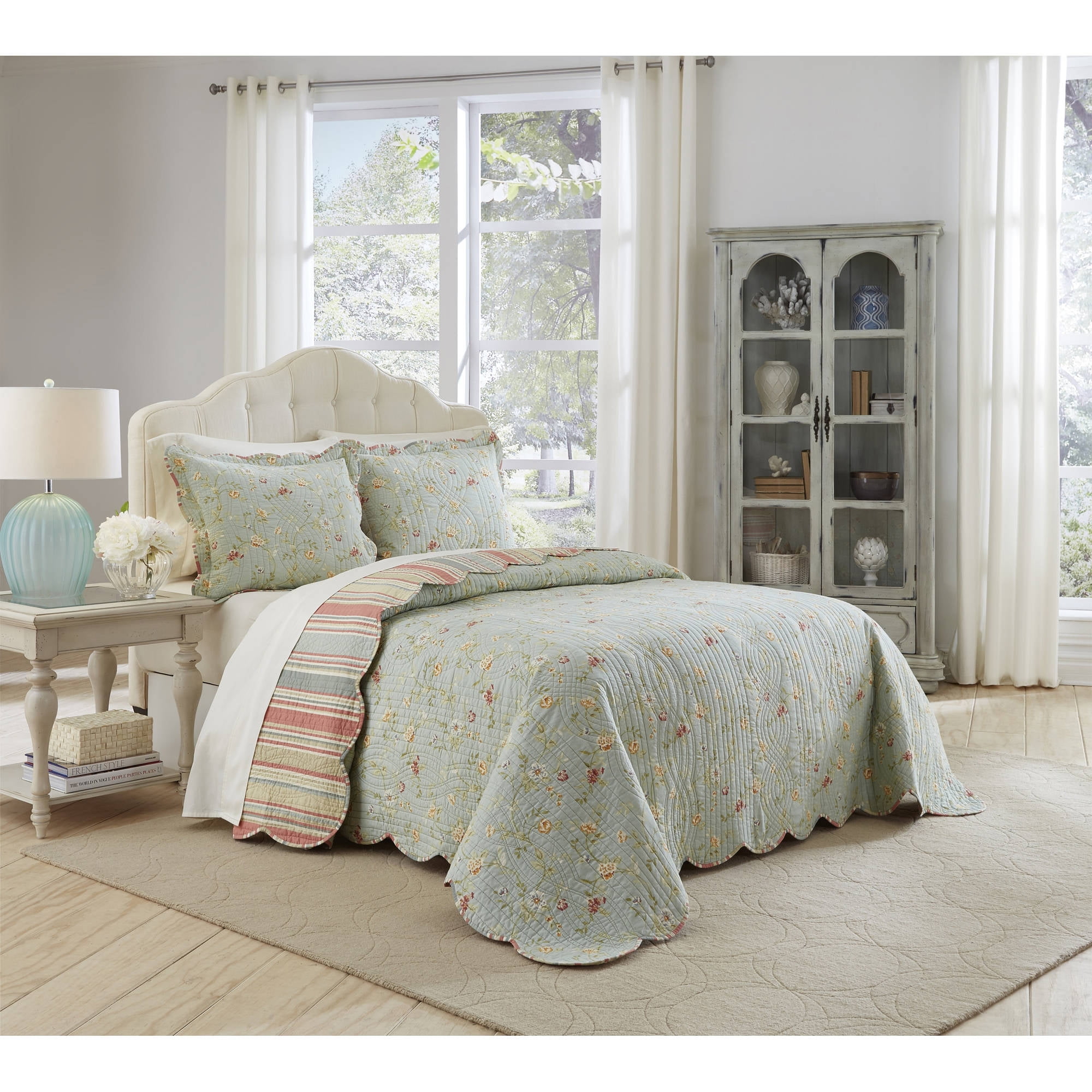 waverly cartona matelasse 3 piece coverlet set