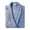 Blue, variant on Superior Terry Cotton Adult Unisex Soft Lightweight Bathrobe, Medium, White