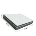 thumbnail image 3 of AOTTRESS Queen Size Mattress 12 inch in a Box, Hybrid Memory Foam Euro Top, Airflow Cooling Sleep Pressure Relief Supportive Innerspring, 3 of 7