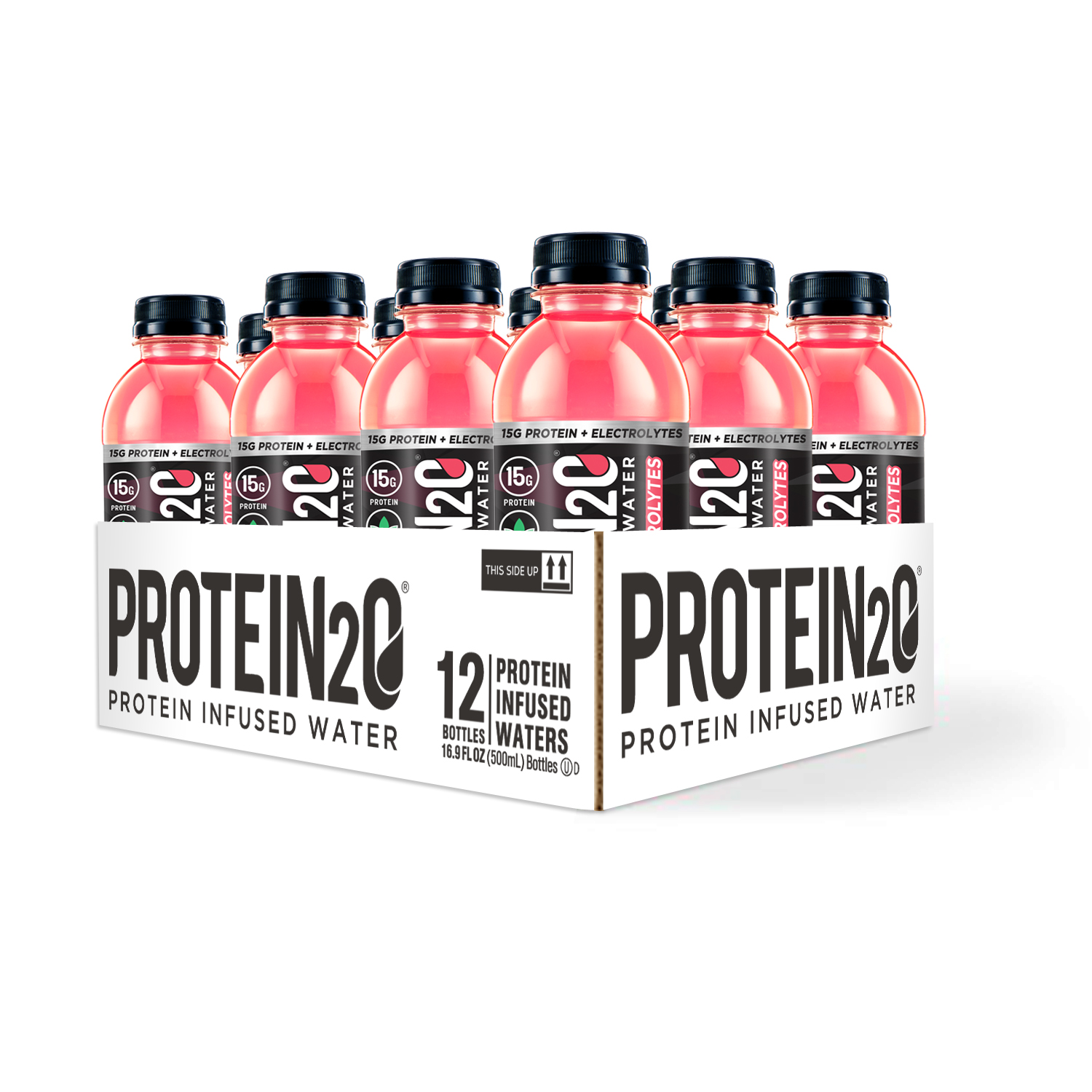 Protein2o + Electrolytes, Low Calorie Protein Infused Water, 15g Whey