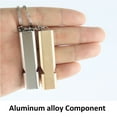 thumbnail image 4 of Aellinatey Aluminum Emergency Keyring Whistle Safety Survival Whistle Hikings Whistle, 4 of 13