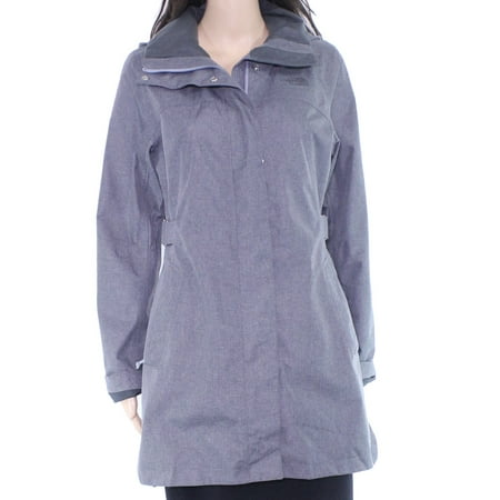 Womens Jacket Small Trench Raincoat Ful-Zip S