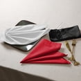 thumbnail image 4 of House of Orlo Multicolor Dinner Cotton Napkins, 12 Pack, 17"x17", Red-White-Black, 4 of 6