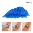 thumbnail image 2 of Paquete de 100 Cosmetic Spatula Cucharada Portátil Portátil Portátil Ojo Herramienta Ojo Mezcla Crema Facial Scoop Supply Piel Cuidado Accesorio Azul Yuarrent CE001373-02, 2 of 7