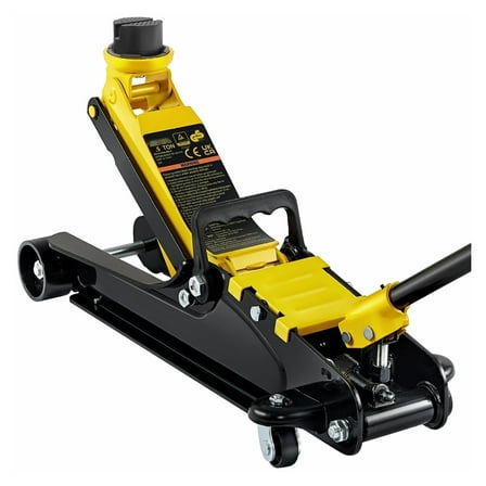 Floor Jack 2.5 Ton Low Profile Hydraulic Jack - 5500lbs Heavy Duty Steel Car Jack with Long Handle - for Cars Trucks SUVs Garage & Roadside