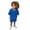 1#Blue, variant on Kiijoy Toddler Boys Summer Outfits Cotton Solid Short Sleeve T Shirt Shorts Set, Sizes 2-3T