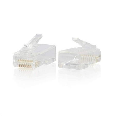 UPC: 0757120008897 | C2G RJ45 Cat6 MODULAR PLUG – 50PK
