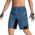 thumbnail image 6 of TACVASEN Mens Quick Dry Water Resistant Outdoor Golf Hiking Shorts Lightweight Breathable Strech Ripstop Cargo Work Shorts with Multi-Pockets, Blue Gray, 32, 6 of 6