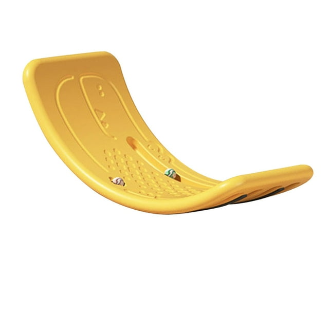Tablero de Equilibrio Shamjiam Multifuncional Curvo Amarillo