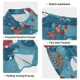 thumbnail image 4 of joogoo Boy Shorts Set Anchor Sailboat Starfish 2 Piece Short Sleeve Button Down Hawaiian Shirt Shorts 5-6T, 4 of 8