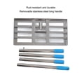 thumbnail image 3 of Lawn Leveling Tool Heavy Duty Length Adjustable Stainless Steel Lawn Leveling Rake Heavy Duty Tool For  Course, Yard, And Garden, 3 of 8