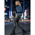 thumbnail image 4 of Leggins Cuero Afelpado Interior Strech Legging Térmico de Talle Alto Malla Vinipiel Legins Mallon de Mujer, 4 of 6