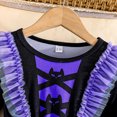 thumbnail image 6 of Likimi Child Girls Hallowmas Dress Crew Neck Long Sleeve Halloween Cat Print For Party Fashion Dresses Size 2-3 Years, 6 of 9