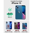 thumbnail image 2 of Poetic Spartan Case for iPhone 13 6.1 Inch, Full-Body ged Dual-Layer Premium Shockproof Protective Cover, 2 of 5