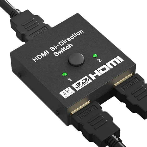 HDMI Bi-Directionnel Splitter 4K 60Hz Support 3D Entrée et Sortie jusqu'à 5M AWG26