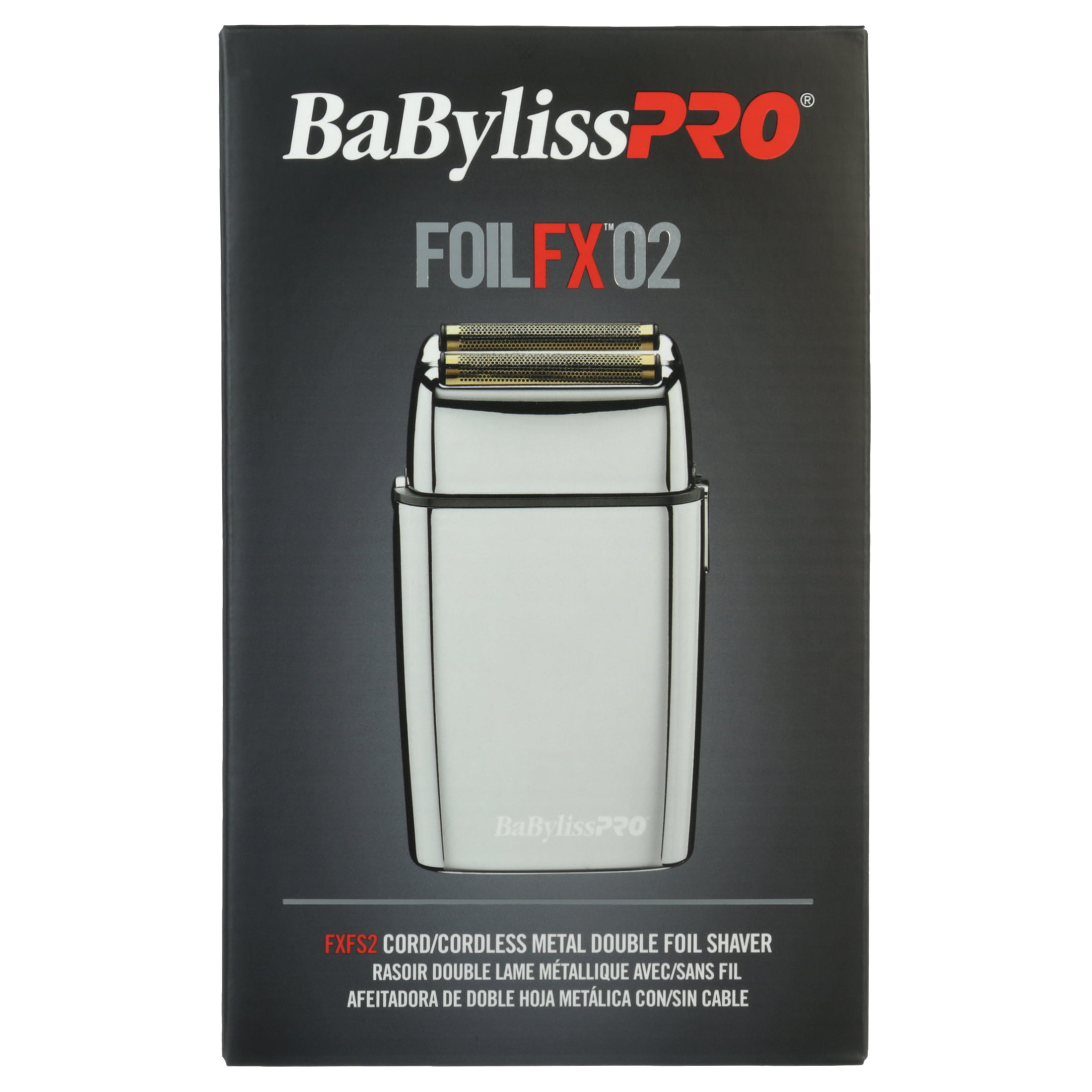 BaBylissPRO Foilfx02 Cordless Metal Double Foil Shaver