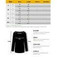 thumbnail image 3 of TWZH Women Solid Color Buttons Long Sleeves Casual Round Neck Pullover T-Shirt Tops, 3 of 3