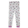 thumbnail image 3 of Sleep On It Girls 2-Piece Super Soft Jersey Snug-Fit Pajama Set - Butterfly , 4T, 3 of 5